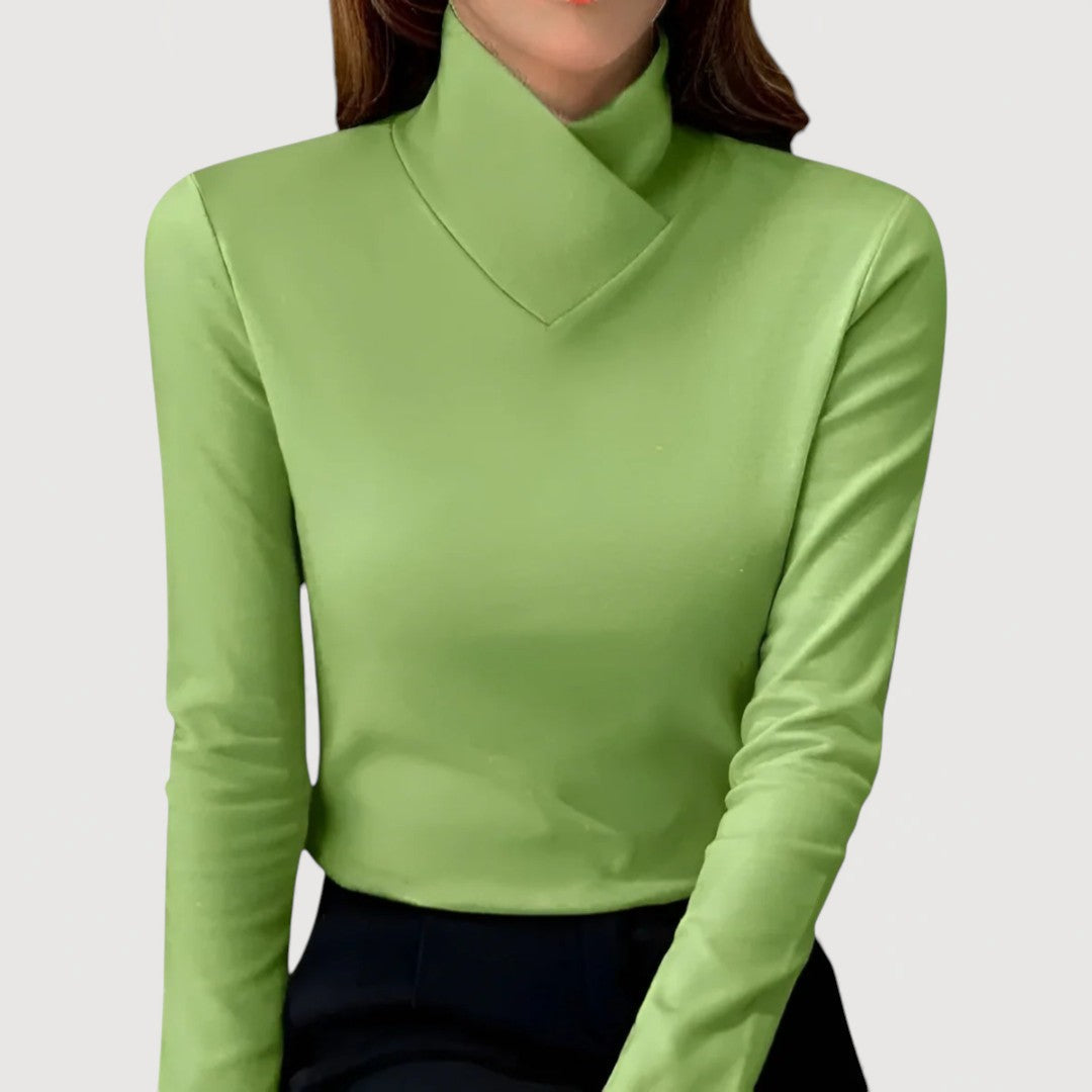Mira | Elegant Collar Top