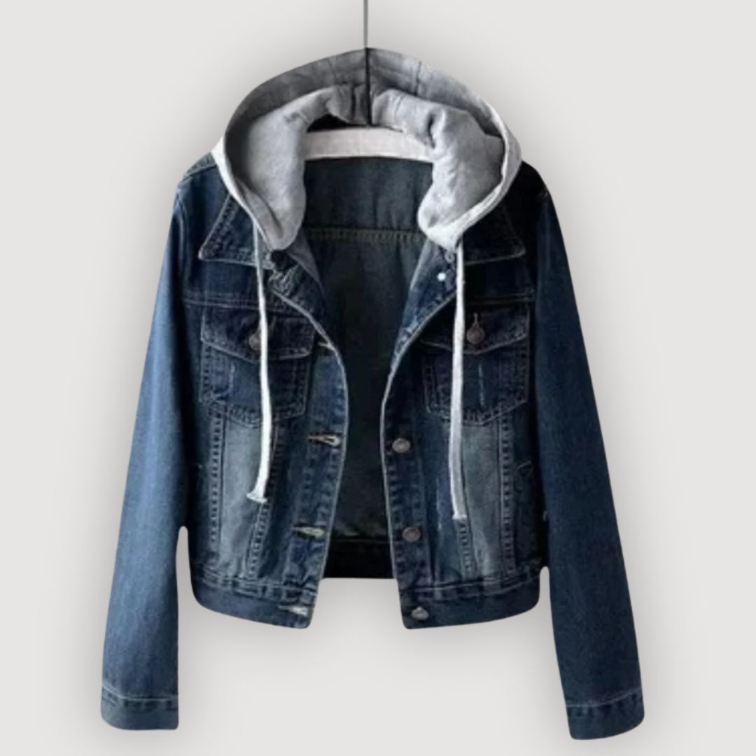 Cara | Denim Hooded Jacket