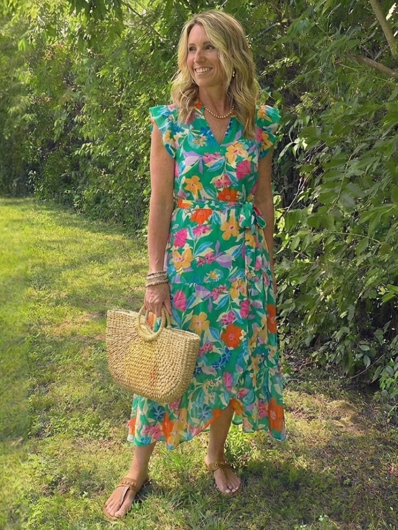 Lila | Tiered Midi Dress