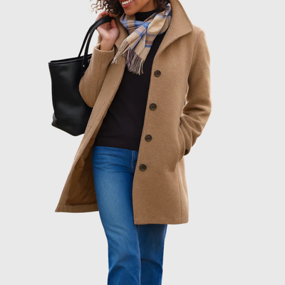 Aurora | Elegant Single-Breasted Coat