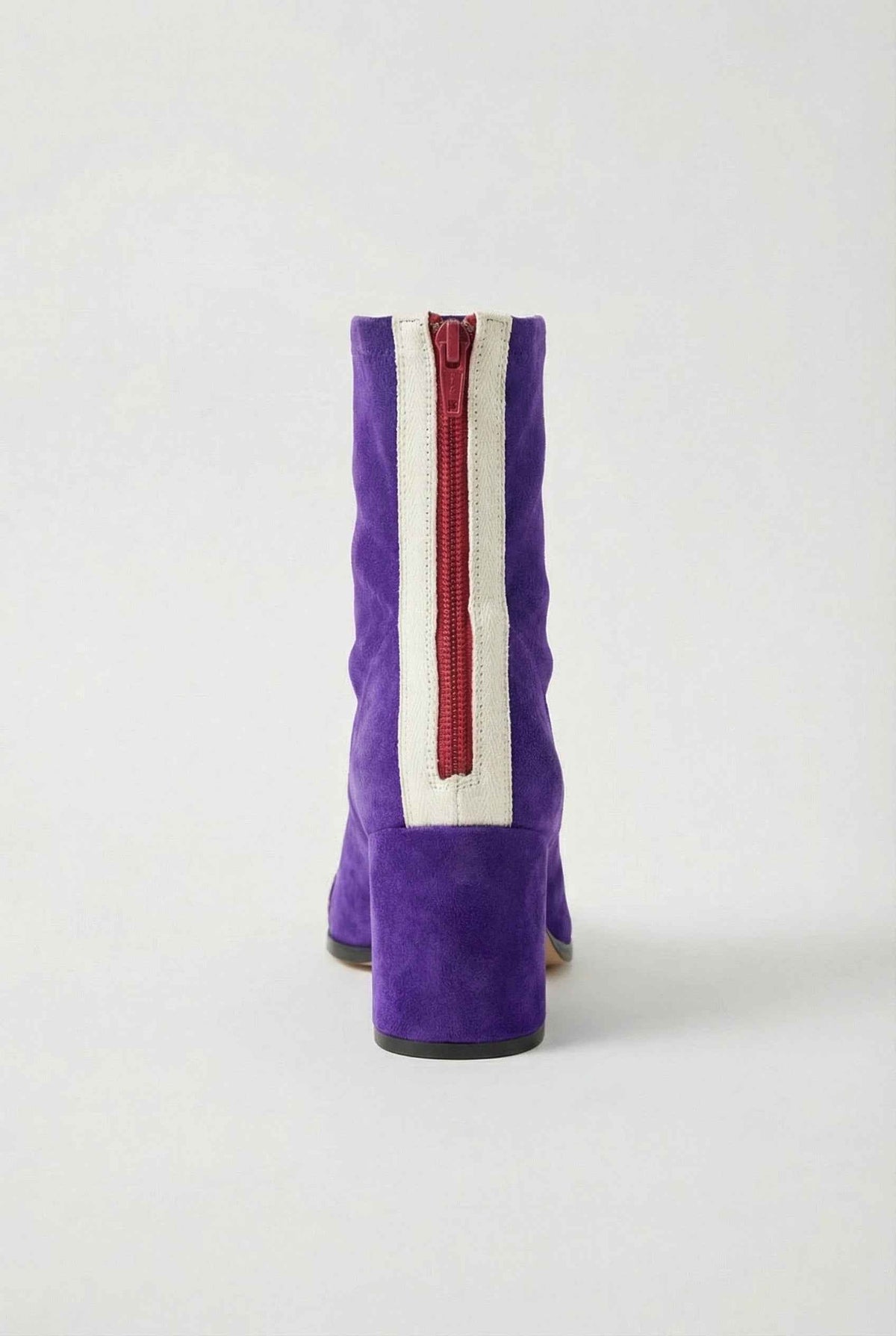 Freya | Purple retro mid-calf boots