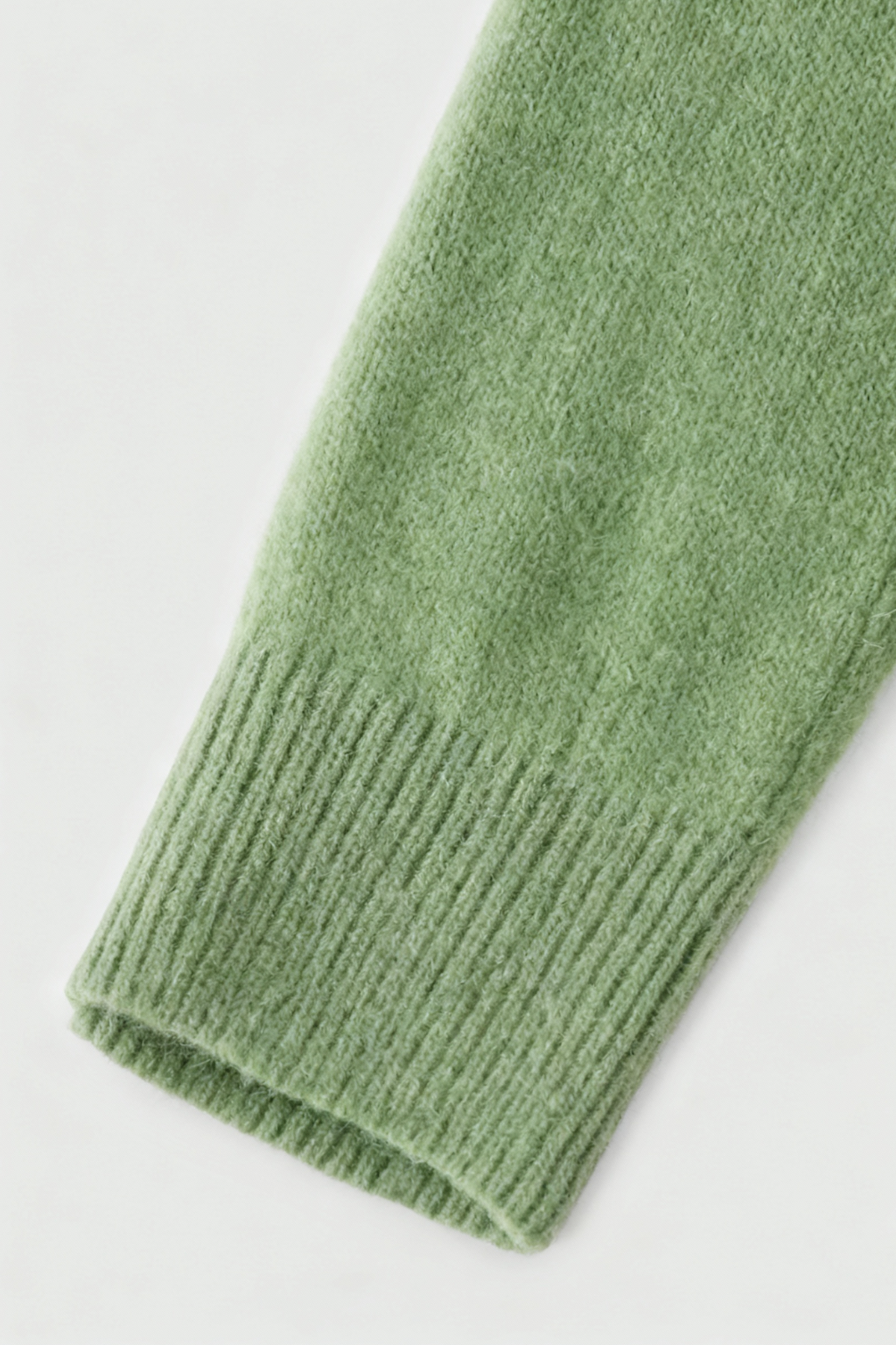 Audrey | Olive Green V-Neck Sweater