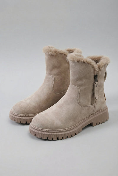 Willow | Apricot waterproof winter boots