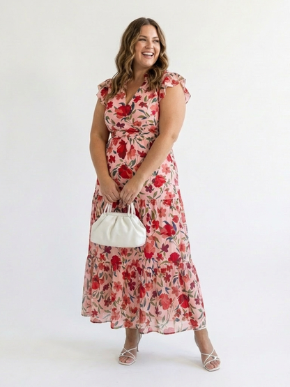 Lila | Tiered Midi Dress