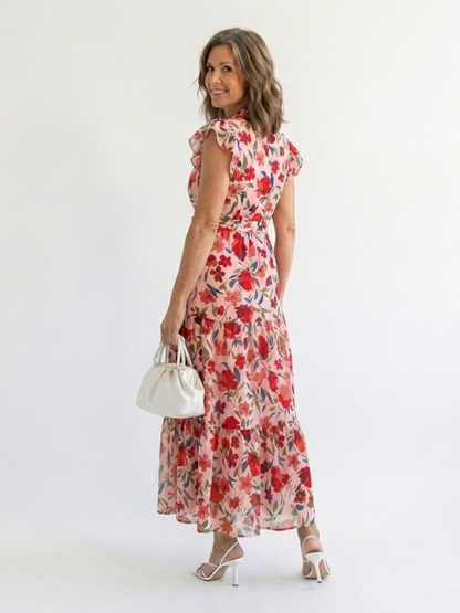 Lila | Tiered Midi Dress