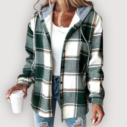 Rowan | Plaid Hooded Jacket