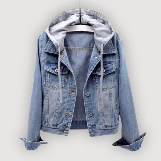 Cara | Denim Hooded Jacket
