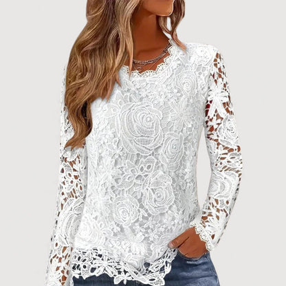 Amelie | Lace Detail Top