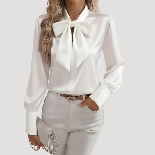 Janelle | Bow Blouse