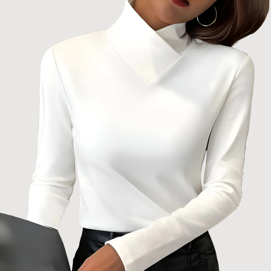 Mira | Elegant Collar Top