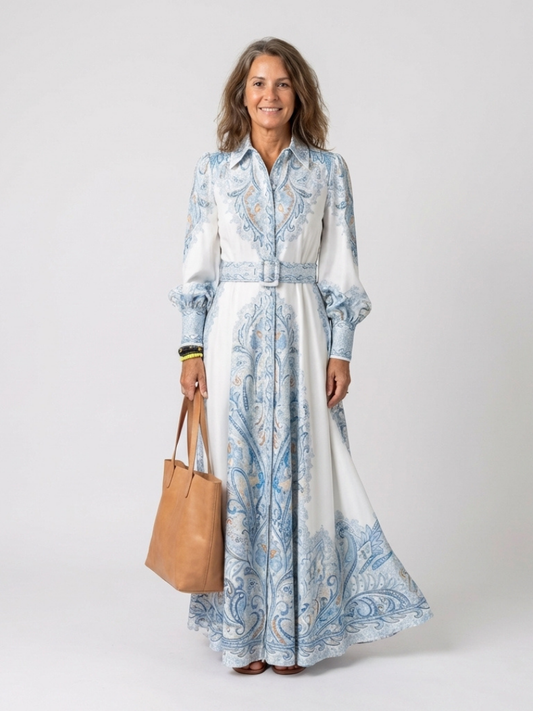 Sierra | High Neck Maxi Dress