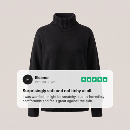 Aurora | Cashmere Turtleneck Sweater