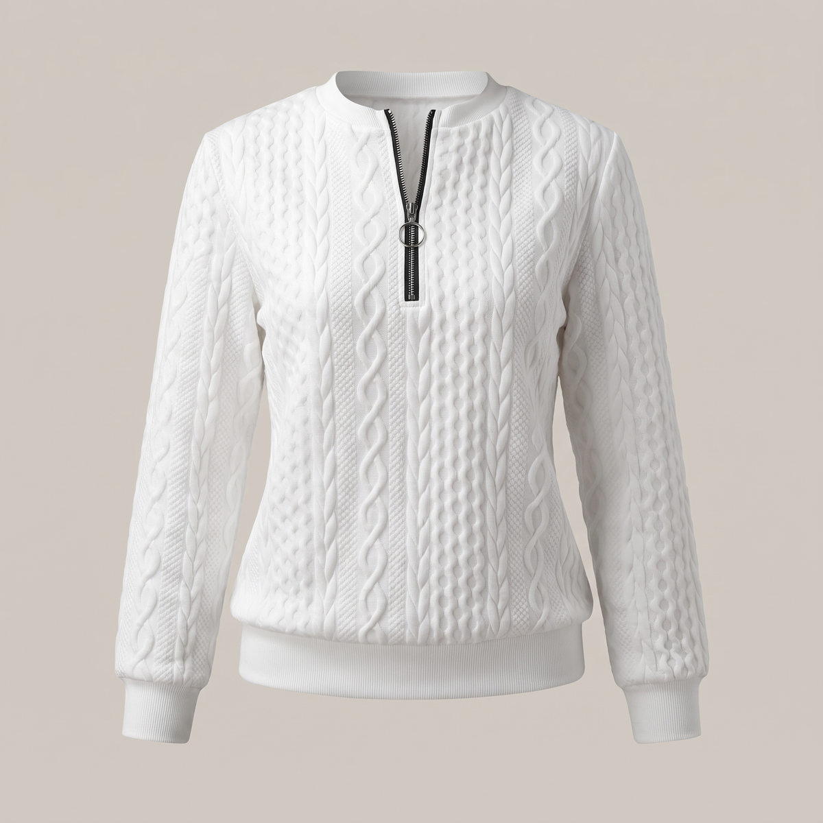 Amy | Zip-Up Cardigan