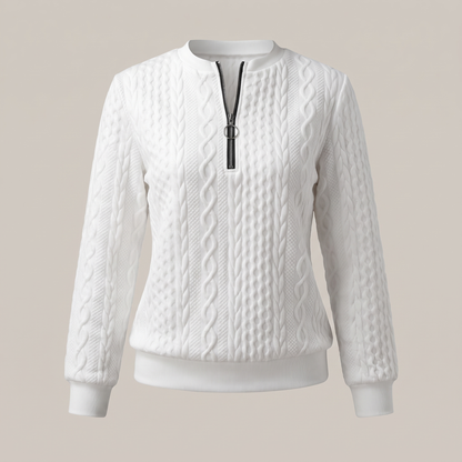 Amy | Zip-Up Cardigan