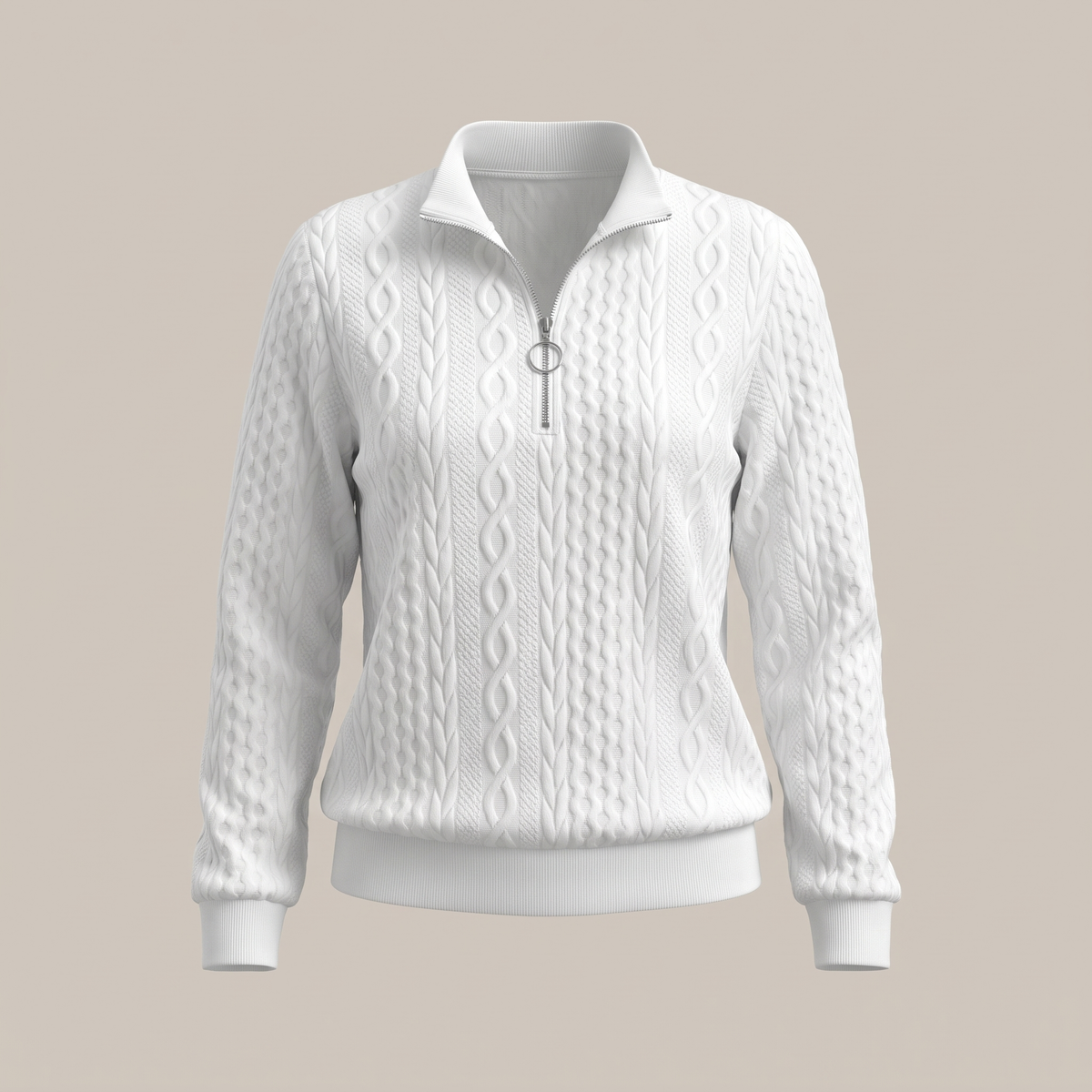 Amy | Zip-Up Cardigan