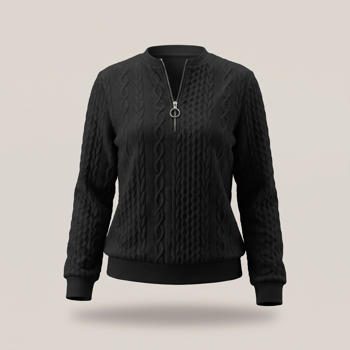 Amy | Zip-Up Cardigan