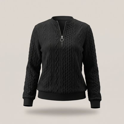 Amy | Zip-Up Cardigan