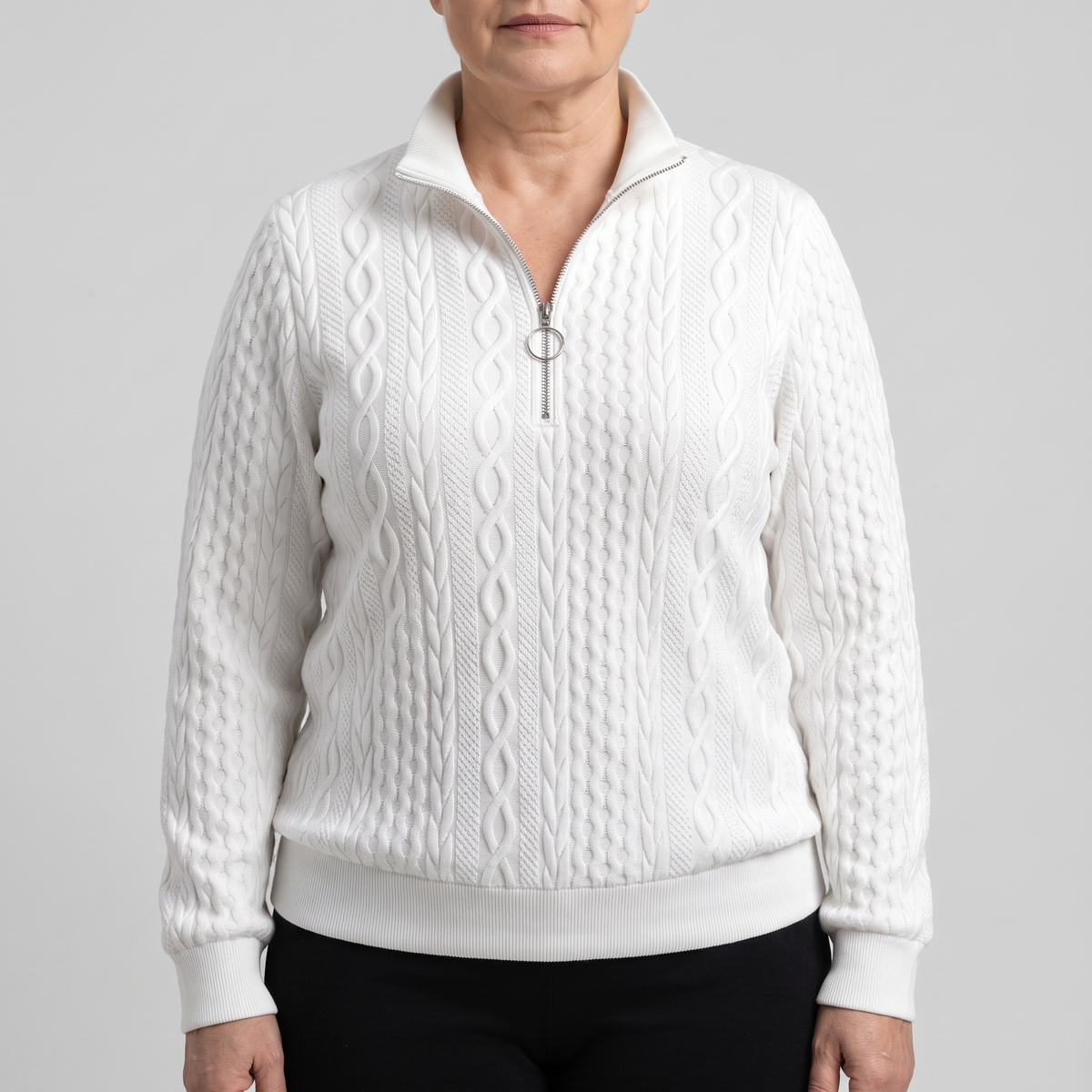 Amy | Zip-Up Cardigan