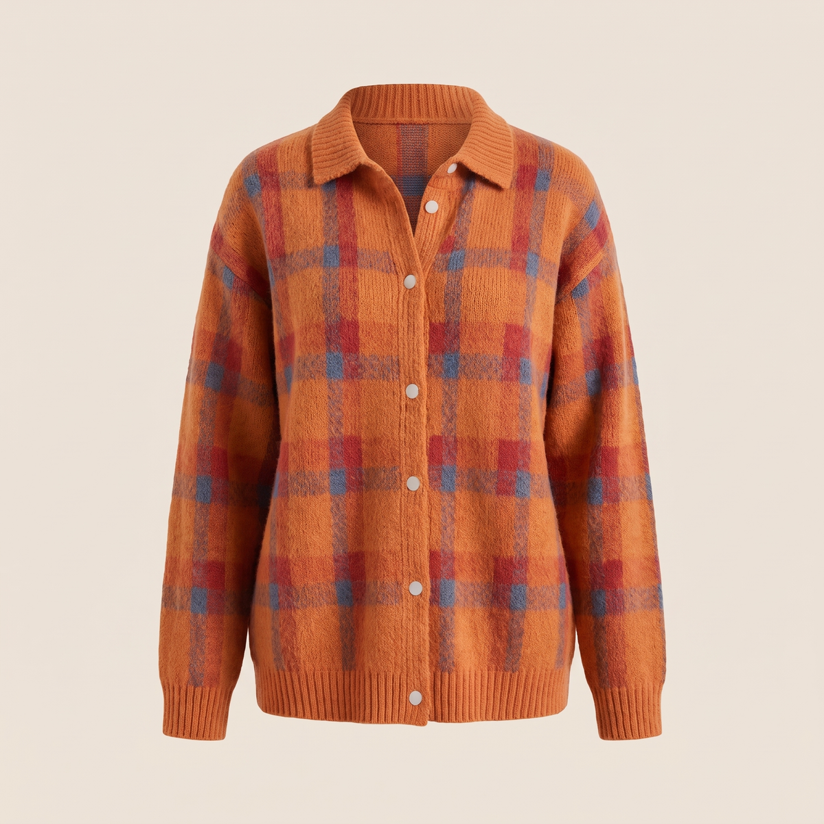 Vivienne | Retro Check Cardigan
