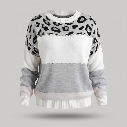 Velora | Leopard Luxe Sweater