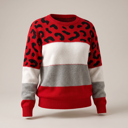 Velora | Leopard Luxe Sweater