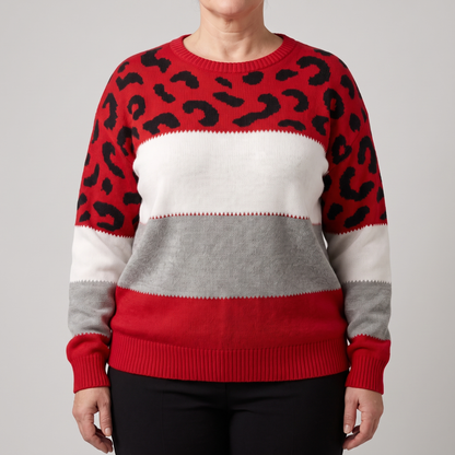 Velora | Leopard Luxe Sweater