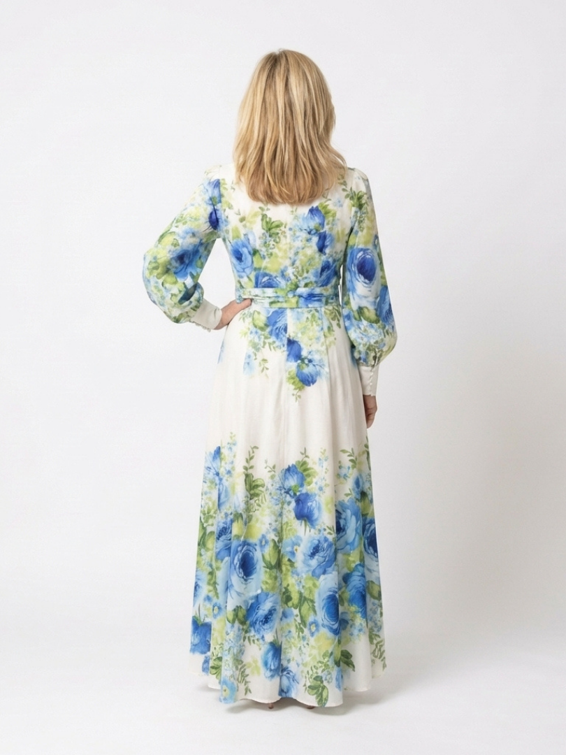 Harper | Floral Button Maxi Dress