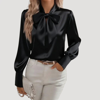 Janelle | Bow Blouse