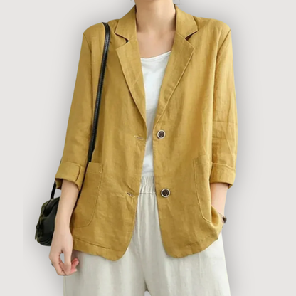 Maren | Linen Blazer