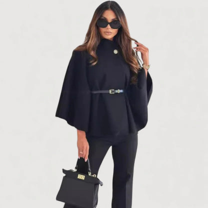 Aliya | Elegant Cape Jacket