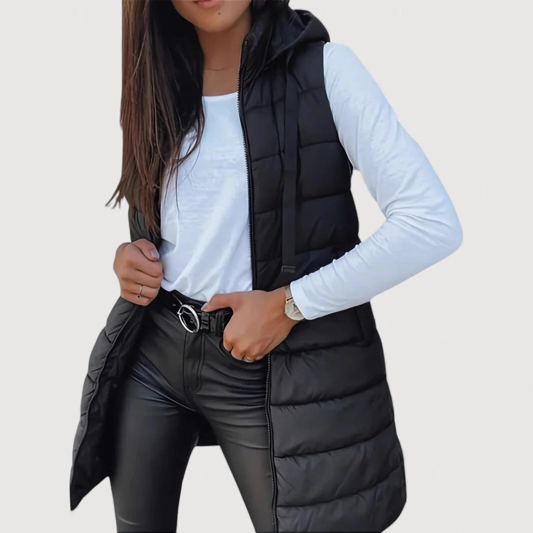 Arwena | Hooded Puffer Vest