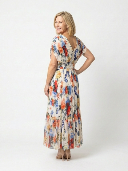 Savannah | Pleated Midi Dress