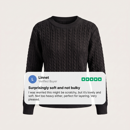 Marielle | Cable Knit Sweater