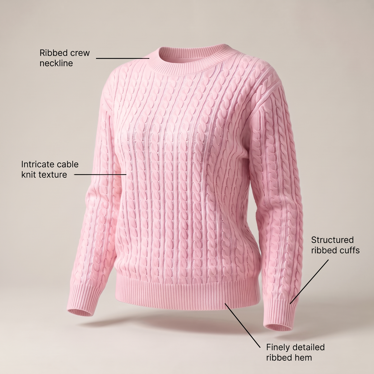 Marielle | Cable Knit Sweater