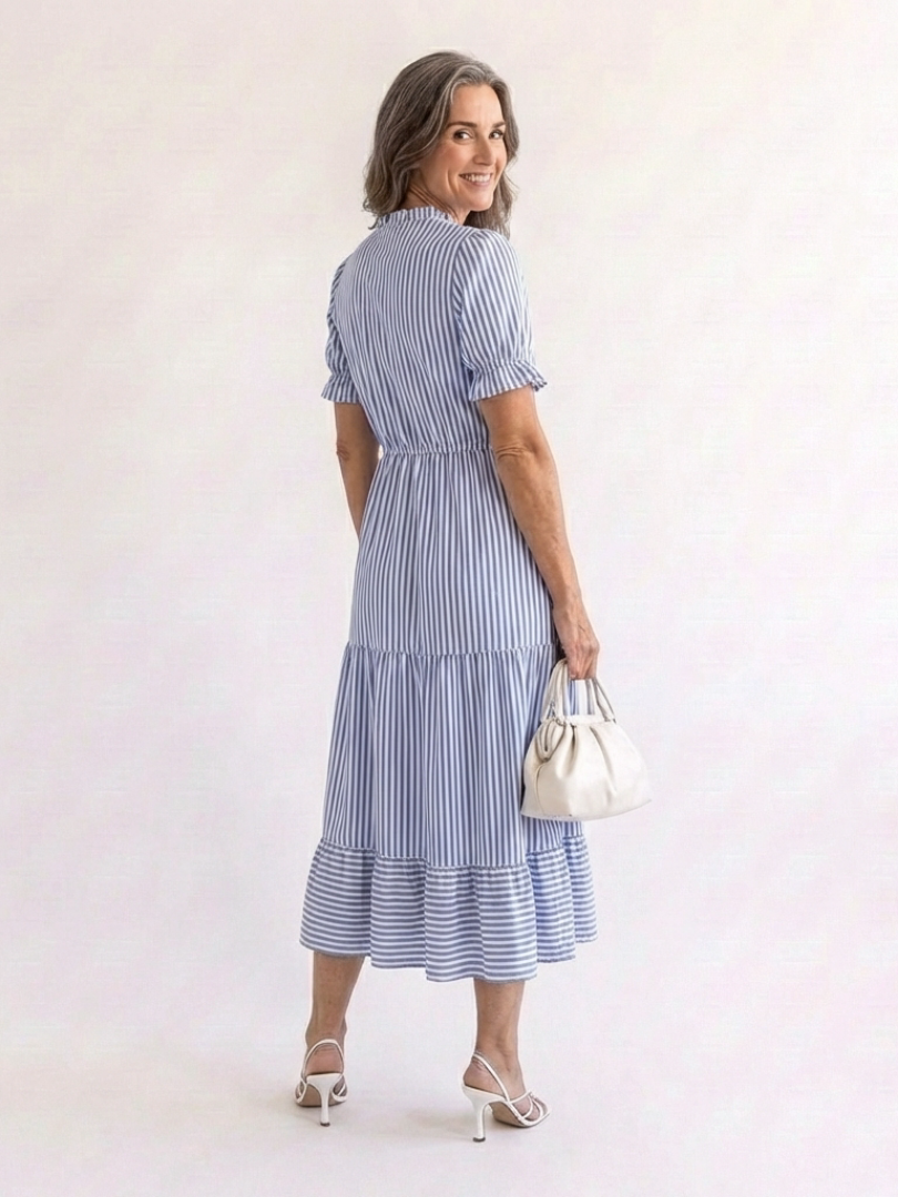 Dakota | Striped Midi Dress