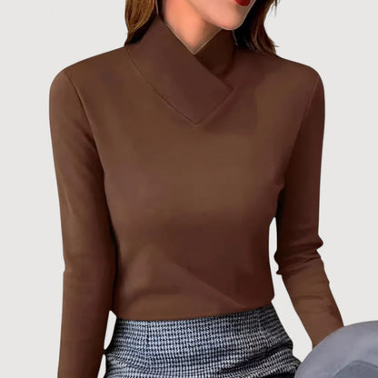 Mira | Elegant Collar Top