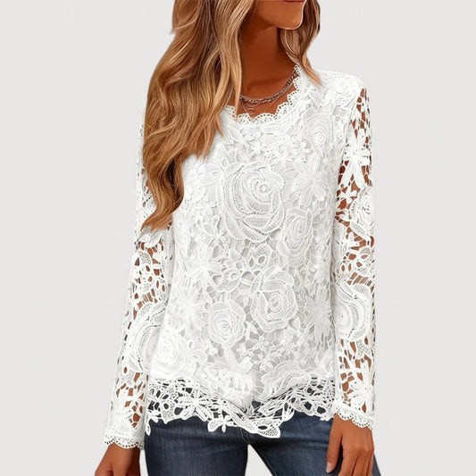 Amelie | Lace Detail Top