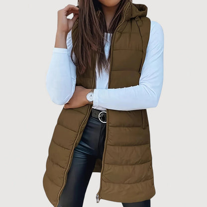 Arwena | Hooded Puffer Vest