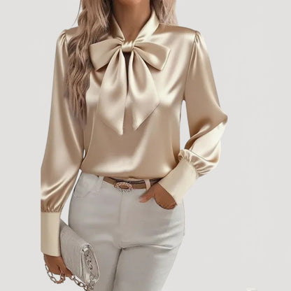 Janelle | Bow Blouse