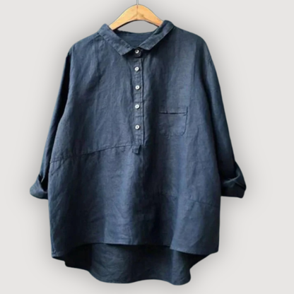 Olivia | Relaxed Linen Blouse