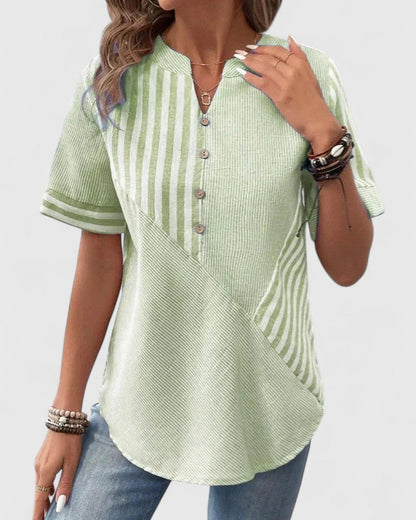 Gigi | Striped Blouse