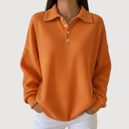 Emmie | Cosy Polo Top