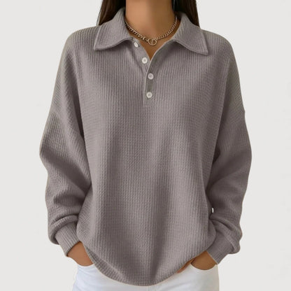 Emmie | Cosy Polo Top