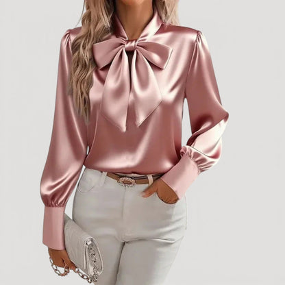 Janelle | Bow Blouse