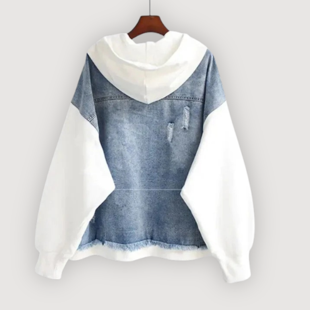 Celyn | Casual Denim Hoodie