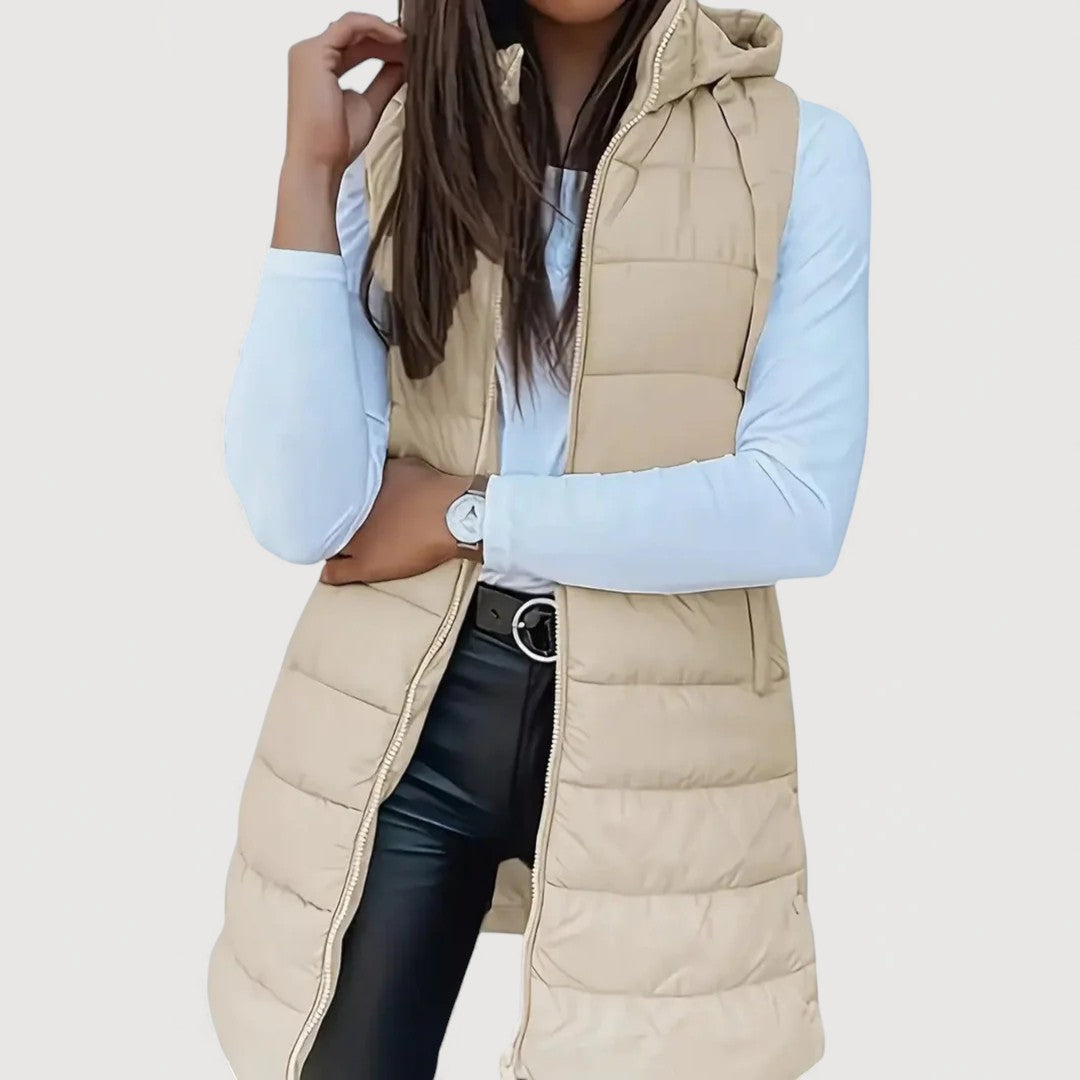 Arwena | Hooded Puffer Vest