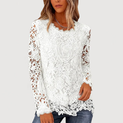 Amelie | Lace Detail Top
