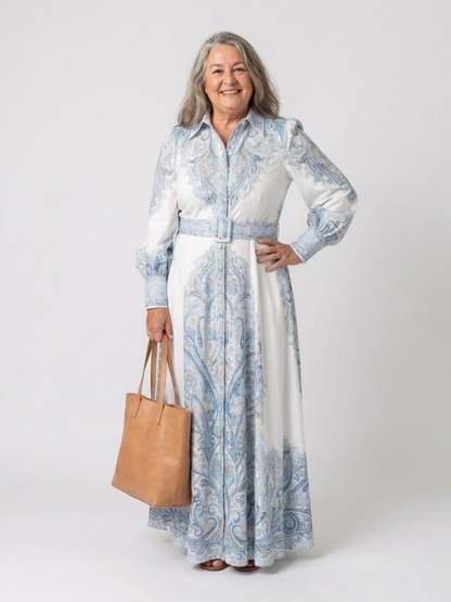Sierra | High Neck Maxi Dress