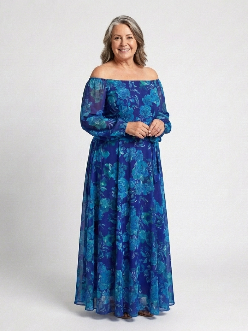 Aspen | Off Shoulder Maxi Dress