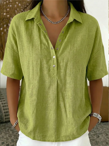 Willow | Linen Style Blouse